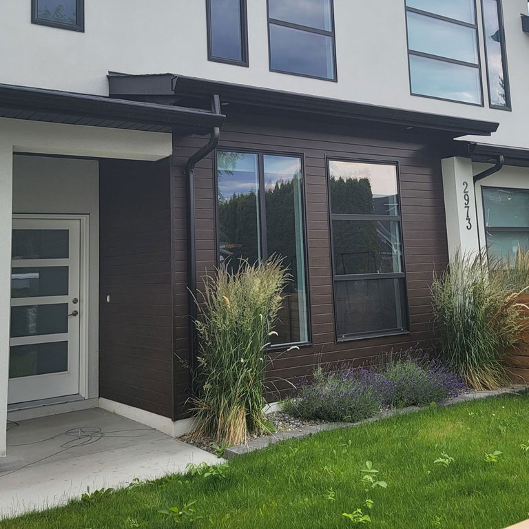 home with new siding